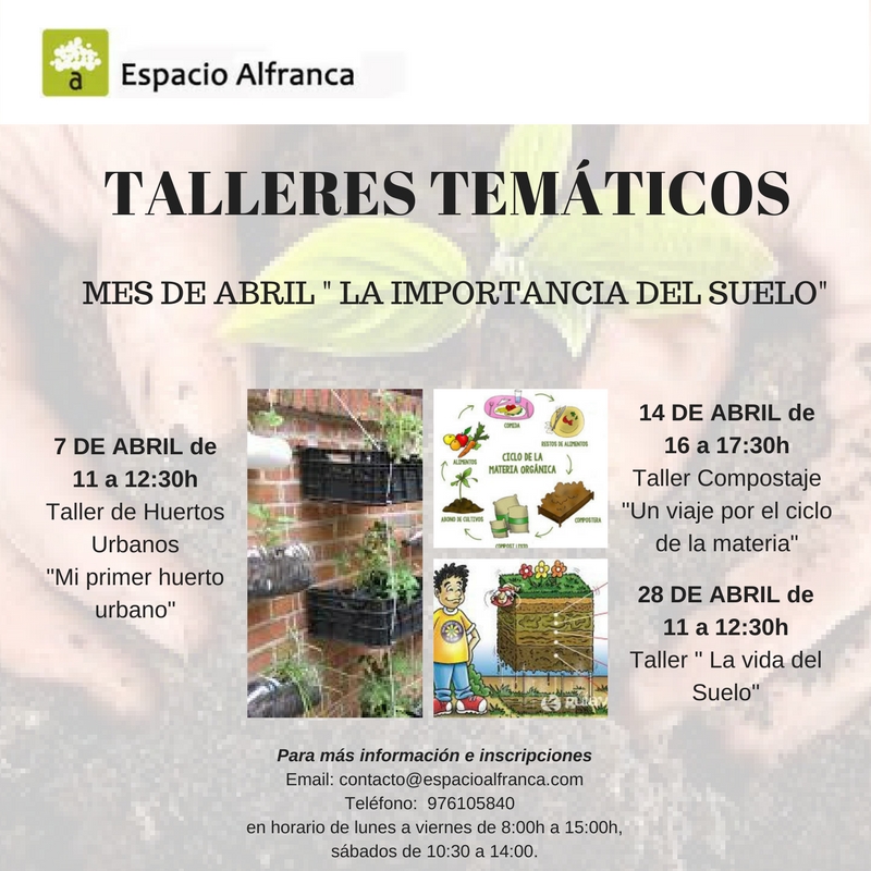 taller mes de abril